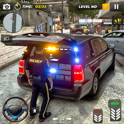 Police Car Driving Cop Chase
