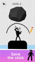 Save Stickman: Brain Draw Line