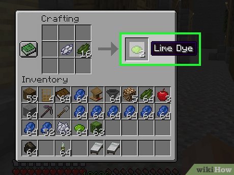 How to Craft Green Dye in Minecraft?