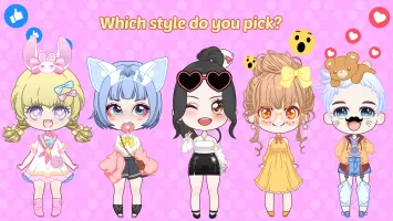 Chibi Doll Dress Up: DIY Game