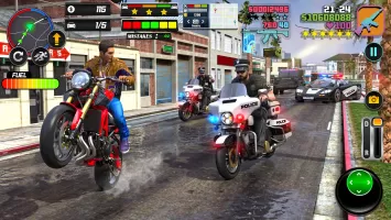 Bike Chase 3D Police Car Games