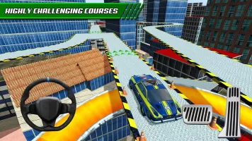 Roof Jumping Car Parking Games