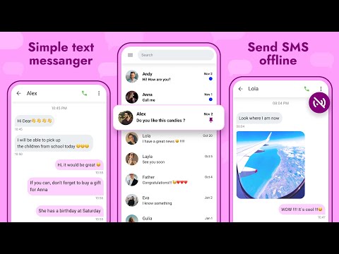 Messages - SMS Texting App Medium voice Horizontal