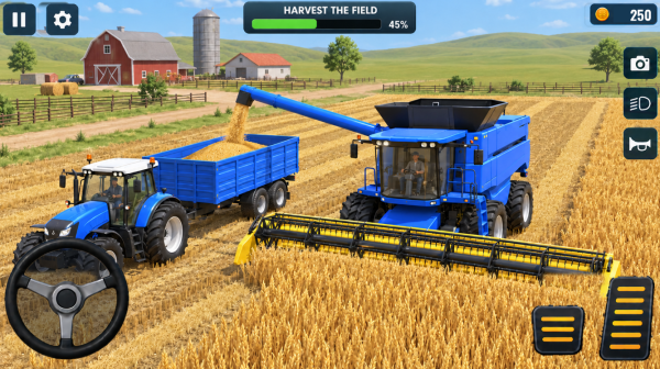 Farming Game: Tractor Driving