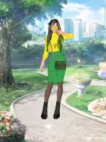 Spring dress up game