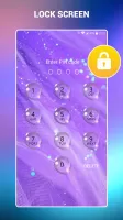 Lock screen - water droplets