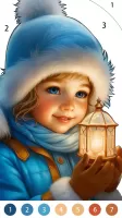 Christmas Game Color by number