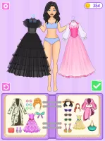 Sticker Doll DIY Dressup Diary