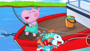 Fishing Hippo: Catch fish