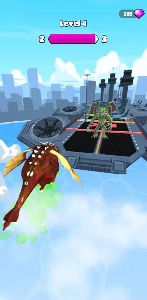 Kaiju Run - Dzilla Enemies