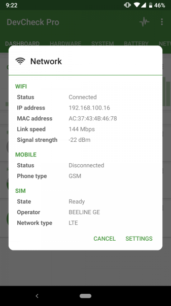 DevCheck Device & System Info