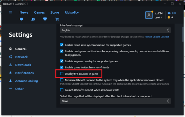 How to make the fps counter visible in steam?