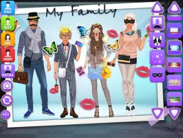 Superstar Family Dress Up Game