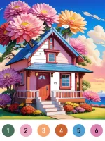 Fairytale Color by number game
