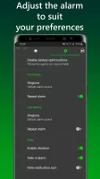 Charge Alarm: Full Low Battery
