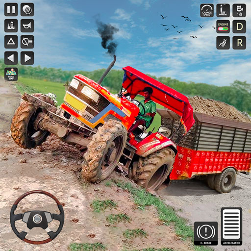 Cargo Tractor Trolley Game 23