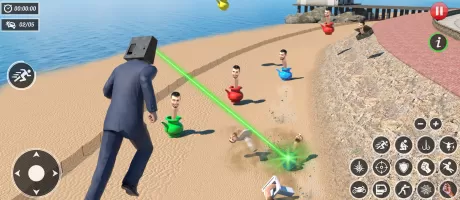 Toilet Games-3D Toilet Monster