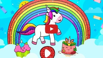 Unicorn Glitter Coloring Games | Unicorn Coloring Book | Coloring Games for Kids