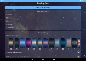 Moon Over Water Live Wallpaper