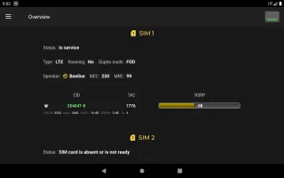 Cell Signal Monitor