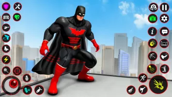 Bat Hero Dark Crime City Game