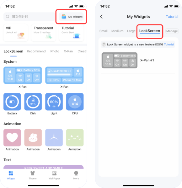 iScreen - Widgets & Themes