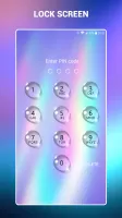 Lock screen - water droplets