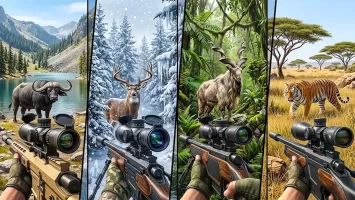 Deer Hunt Gun Games Offline