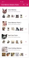 Cat Memes Stickers WASticker