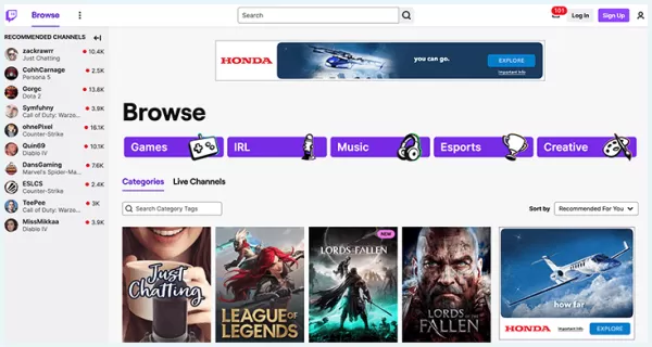What can do  to stop banner ads twitch?