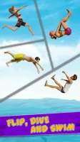 Cliff Flip Diving 3D Flip