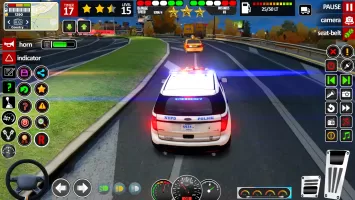 US Police Chase: Cop Car Games