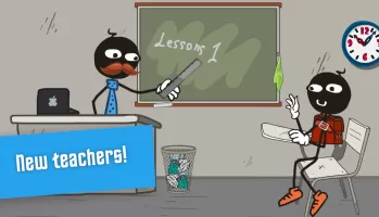 Stickman school escape 2