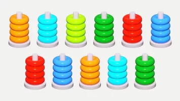 Stacolor: Hoop Stack Ring Game