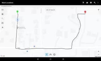 Mock Locations (fake GPS path)