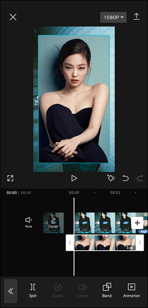 How to add an overlay in CapCut to track a moving body?