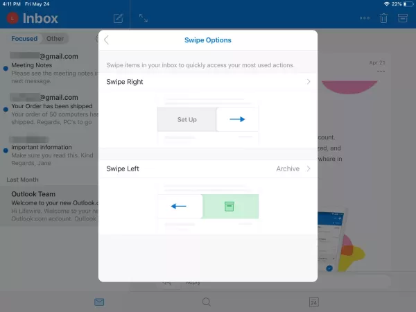 How to Delete Emails in Outlook for iOS?