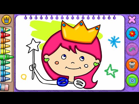 Princess Coloring Book & Games (The best Free educational App)