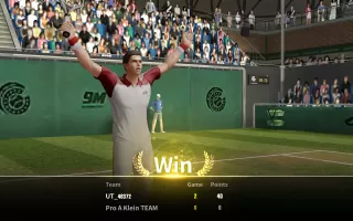 Ultimate Tennis: 3D online spo