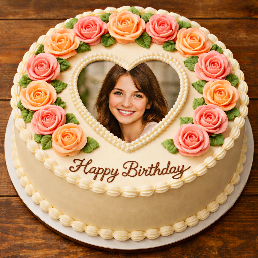 Name Photo On Birthday Cake