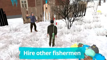 Fishing in the Winter. Lakes.