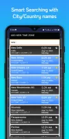 World Clock Time Zones Widget