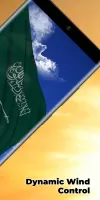 Saudi Arabia Flag Live Wall