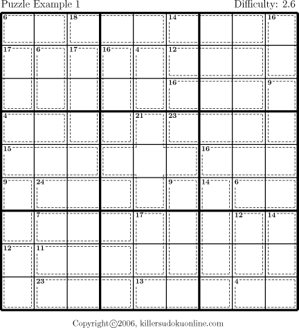 Killer Sudoku - Sudoku Puzzles