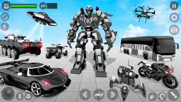 Incredible Robot Game Car Game