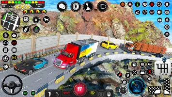 Crazy Car Transport Truck Game