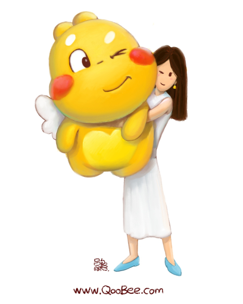 QooBee Agapi WAStickerApp