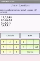 Linear Equation System Solver
