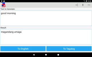 Tagalog English Translator