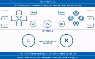 PS4 controller Tester